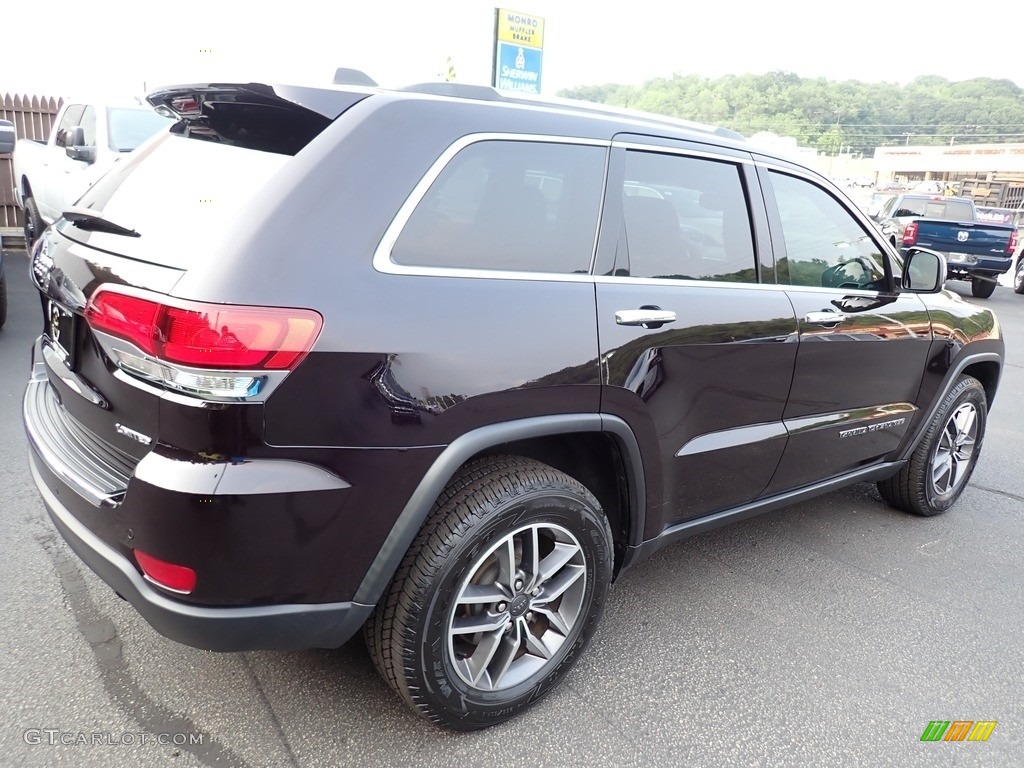 2020 Grand Cherokee Limited 4x4 - Sangria Metallic / Black photo #6