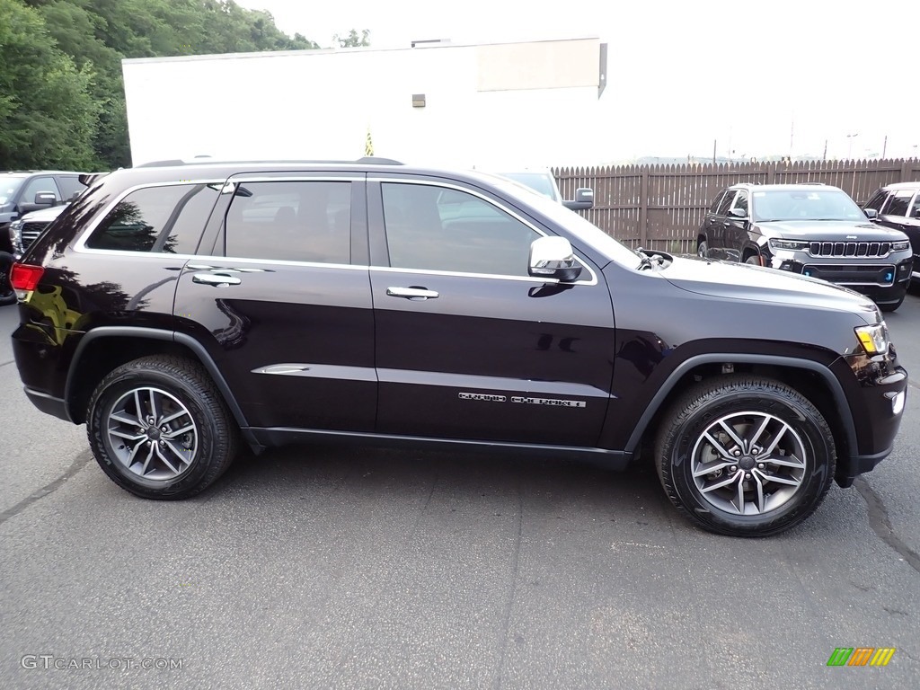 2020 Grand Cherokee Limited 4x4 - Sangria Metallic / Black photo #7