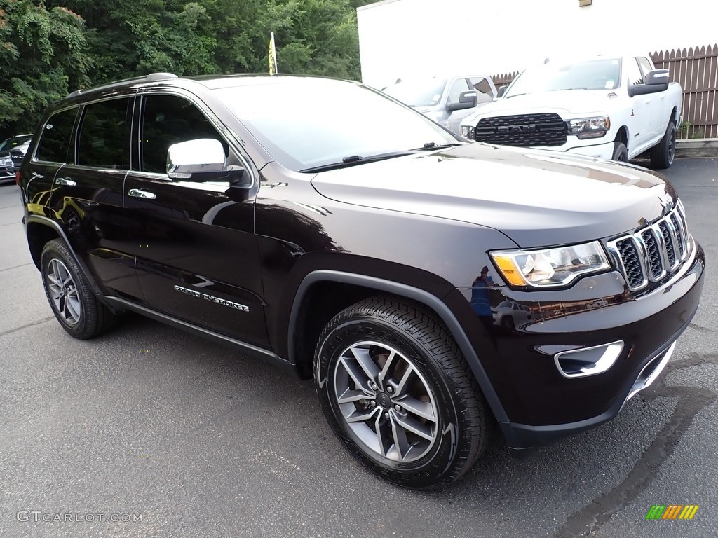 Sangria Metallic 2020 Jeep Grand Cherokee Limited 4x4 Exterior Photo #146404797