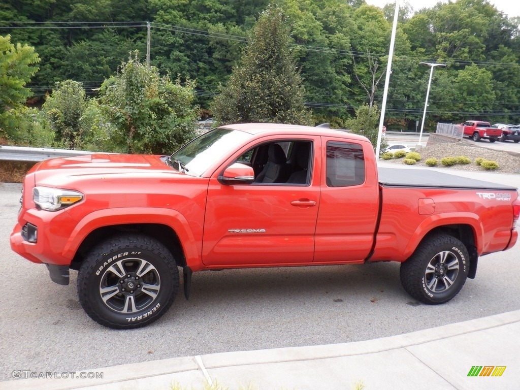 2017 Tacoma TRD Sport Access Cab 4x4 - Inferno Orange / TRD Black/Orange photo #15