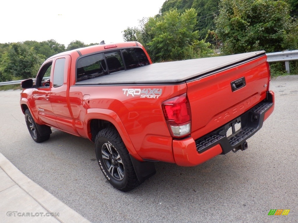 2017 Tacoma TRD Sport Access Cab 4x4 - Inferno Orange / TRD Black/Orange photo #16