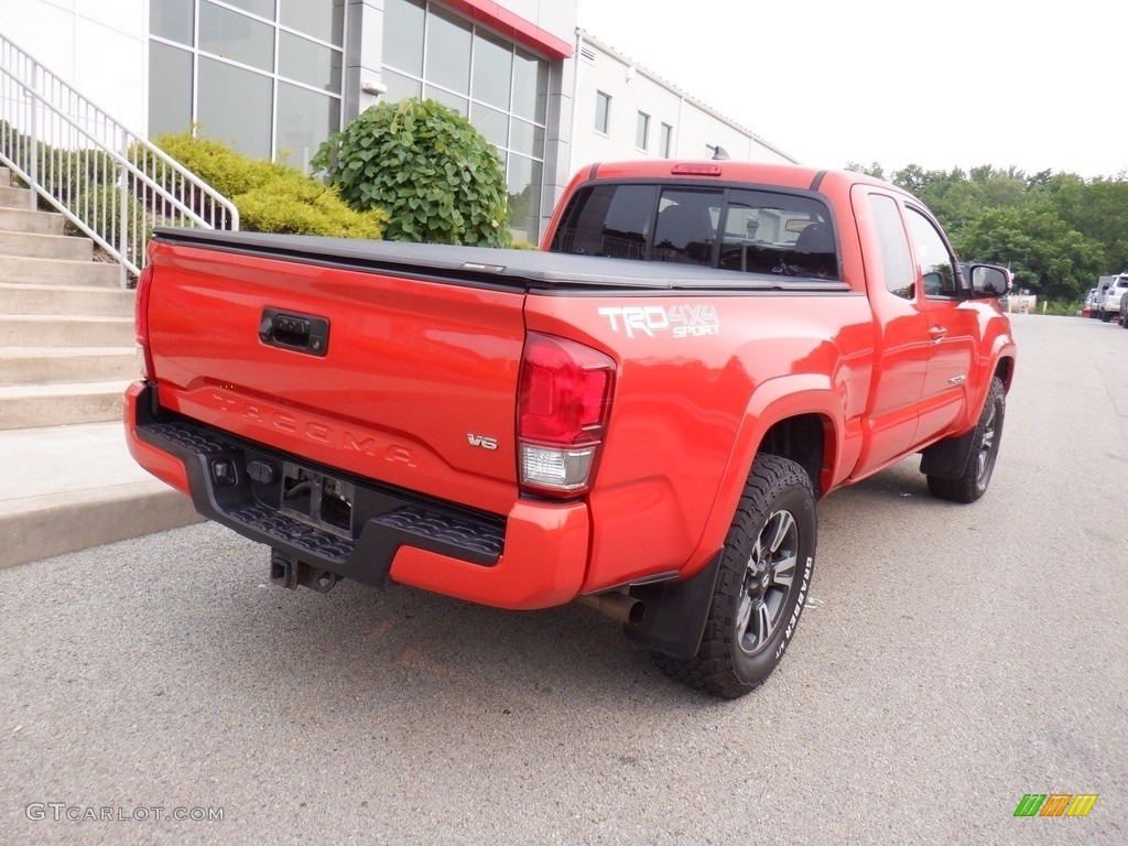 2017 Tacoma TRD Sport Access Cab 4x4 - Inferno Orange / TRD Black/Orange photo #20