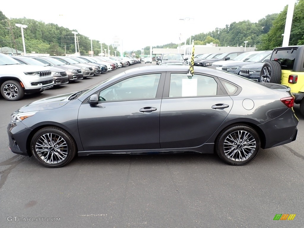 Gravity Gray 2023 Kia Forte GT-Line Exterior Photo #146405088