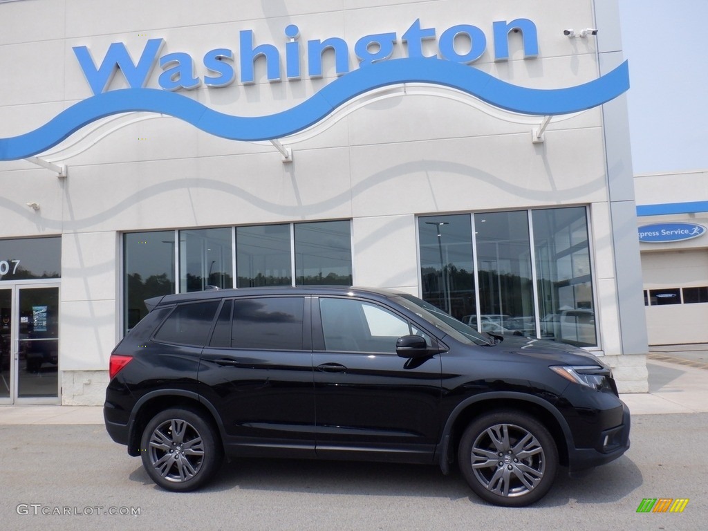 2020 Passport EX-L AWD - Crystal Black Pearl / Black photo #1