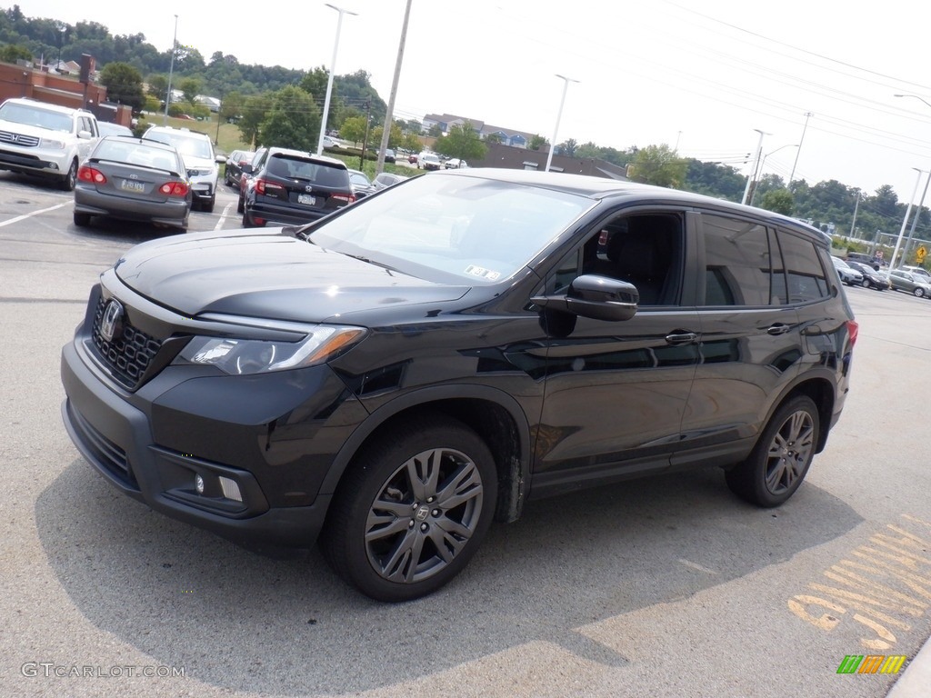 2020 Passport EX-L AWD - Crystal Black Pearl / Black photo #3