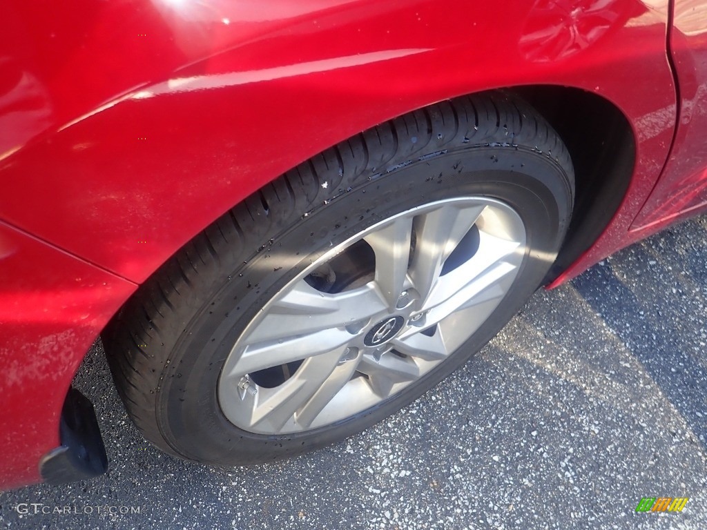 2019 Elantra SEL - Scarlet Red / Gray photo #5