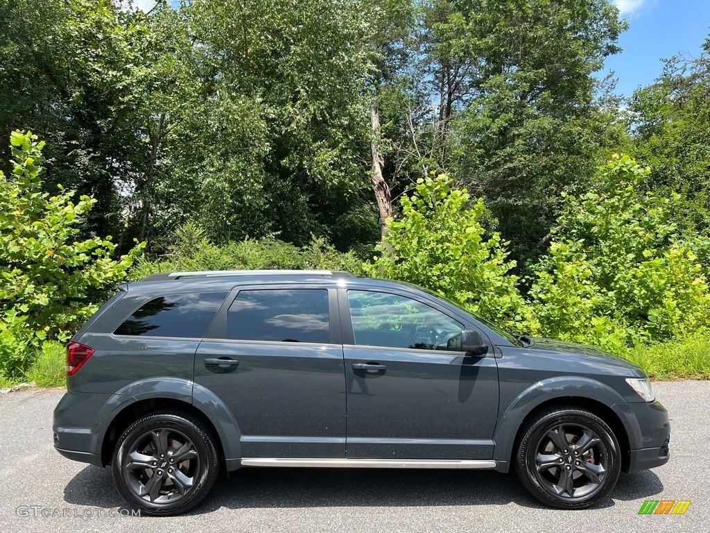 Bruiser Grey 2018 Dodge Journey Crossroad AWD Exterior Photo #146406312