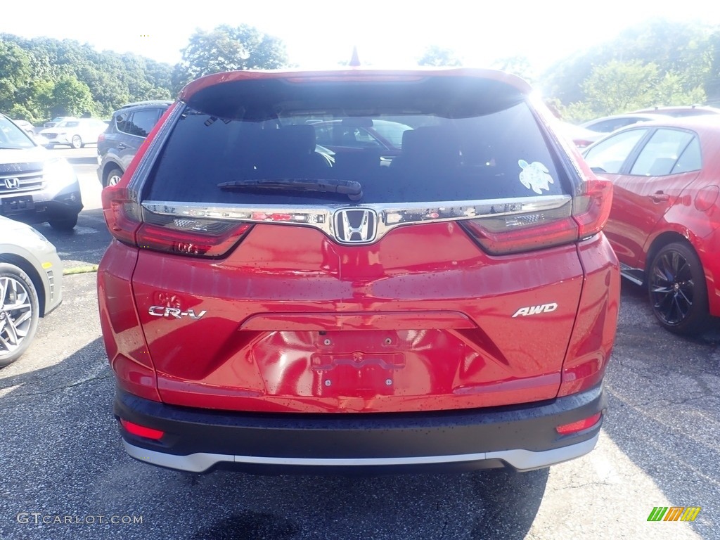 2020 CR-V EX AWD - Radiant Red Metallic / Gray photo #3