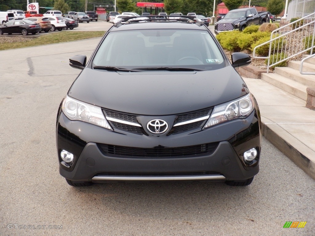 2015 RAV4 Limited AWD - Black / Black photo #11