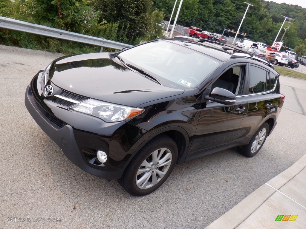 2015 RAV4 Limited AWD - Black / Black photo #12