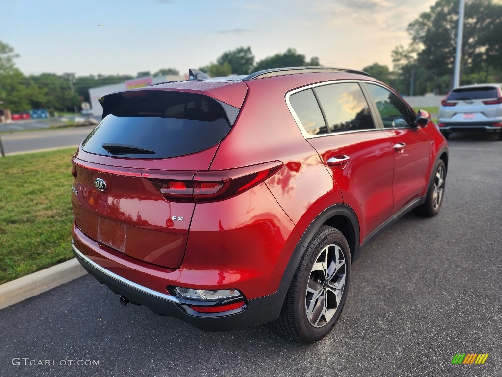 2022 Sportage EX AWD - Hyper Red / Gray photo #3