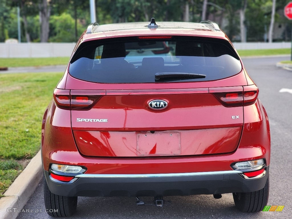 2022 Sportage EX AWD - Hyper Red / Gray photo #4