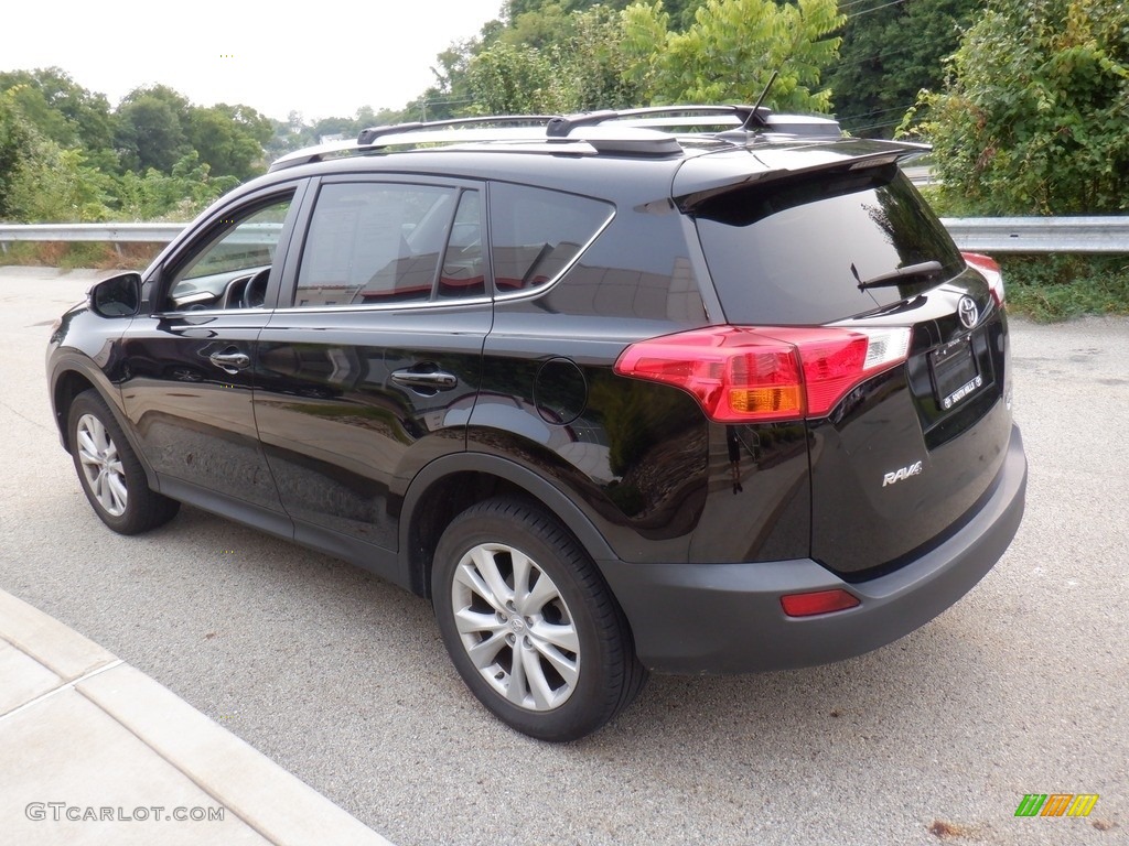 2015 RAV4 Limited AWD - Black / Black photo #14