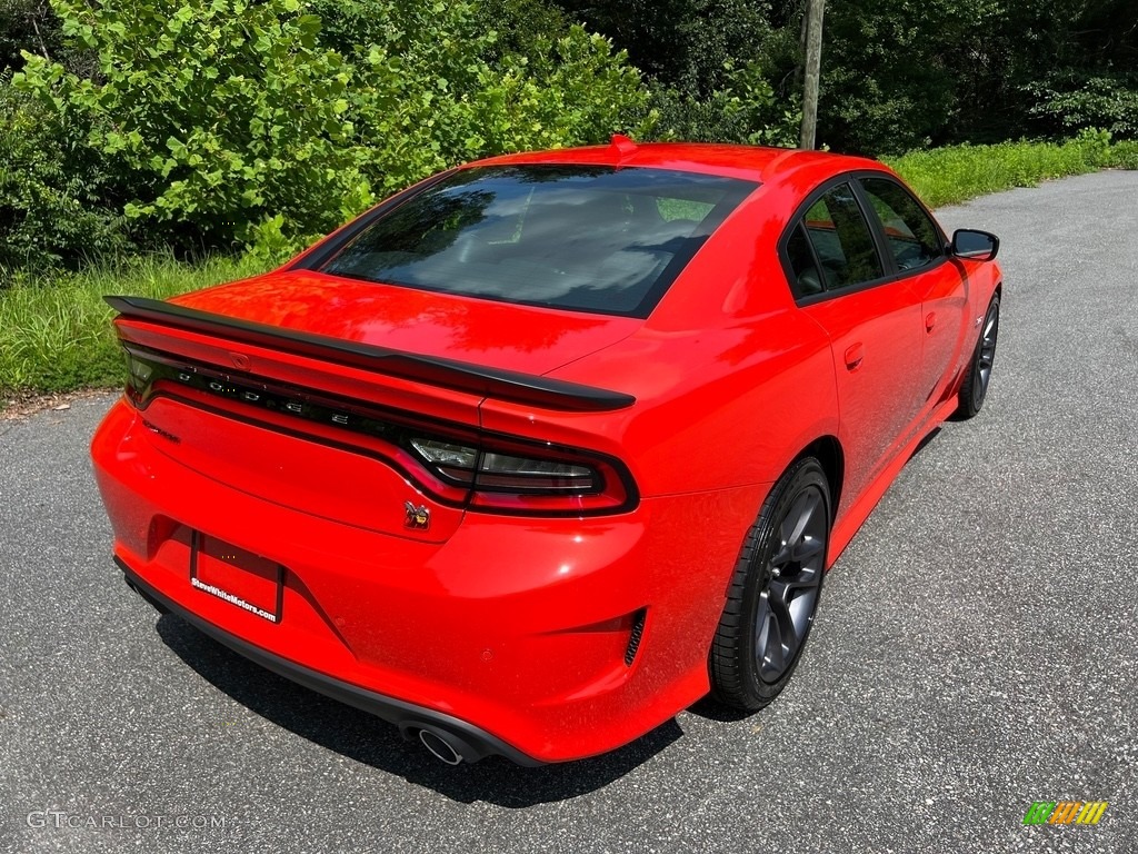 2023 Charger Scat Pack Plus - Go Mango / Black photo #6