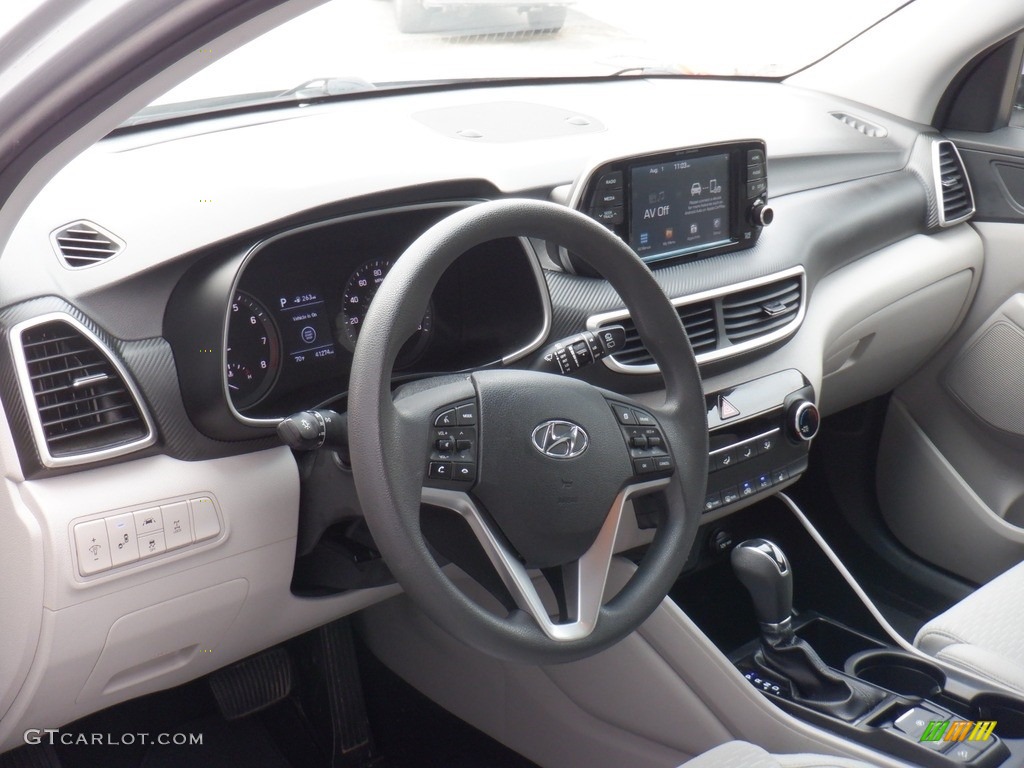 2019 Hyundai Tucson Value AWD Gray Dashboard Photo #146406972