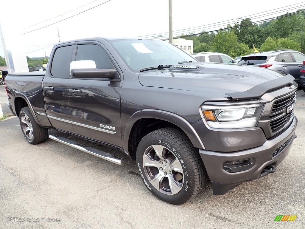 Granite Crystal Metallic 2019 Ram 1500 Laramie Quad Cab 4x4 Exterior Photo #146407044