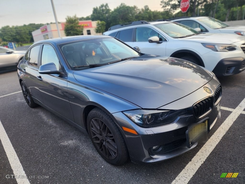 2013 3 Series 328i xDrive Sedan - Mineral Grey Metallic / Black photo #2