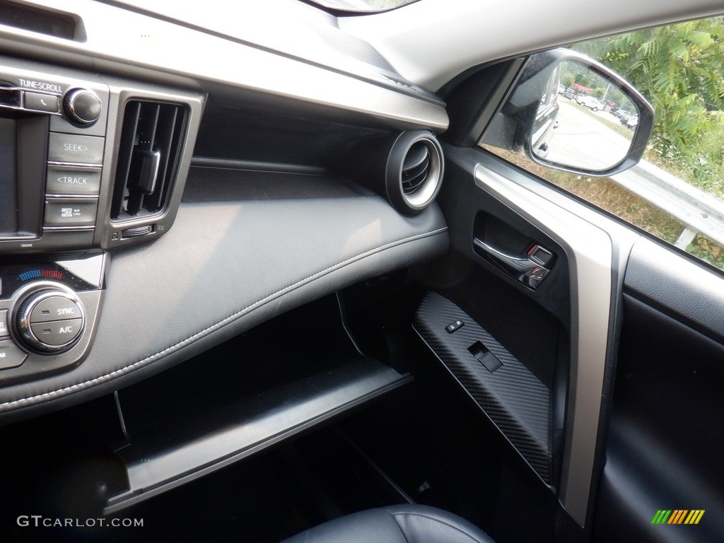 2015 RAV4 Limited AWD - Black / Black photo #28