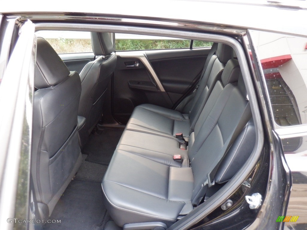 2015 RAV4 Limited AWD - Black / Black photo #29