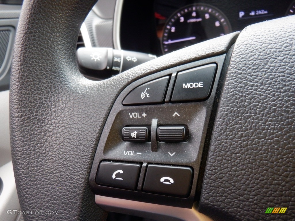 2019 Hyundai Tucson Value AWD Gray Steering Wheel Photo #146407170