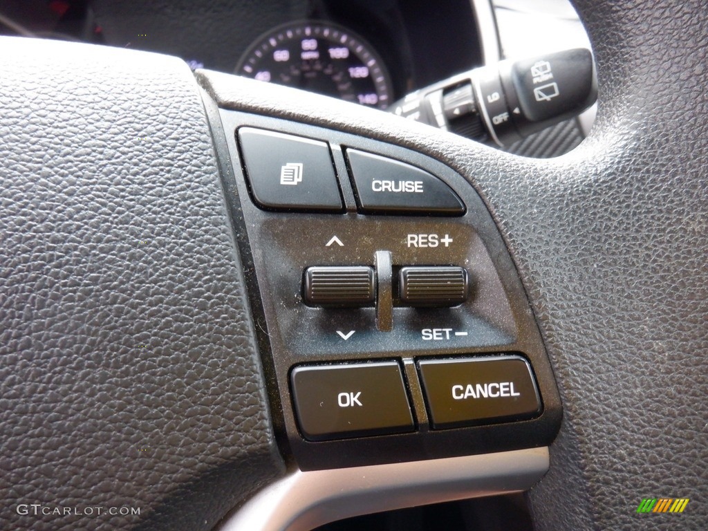 2019 Hyundai Tucson Value AWD Gray Steering Wheel Photo #146407194