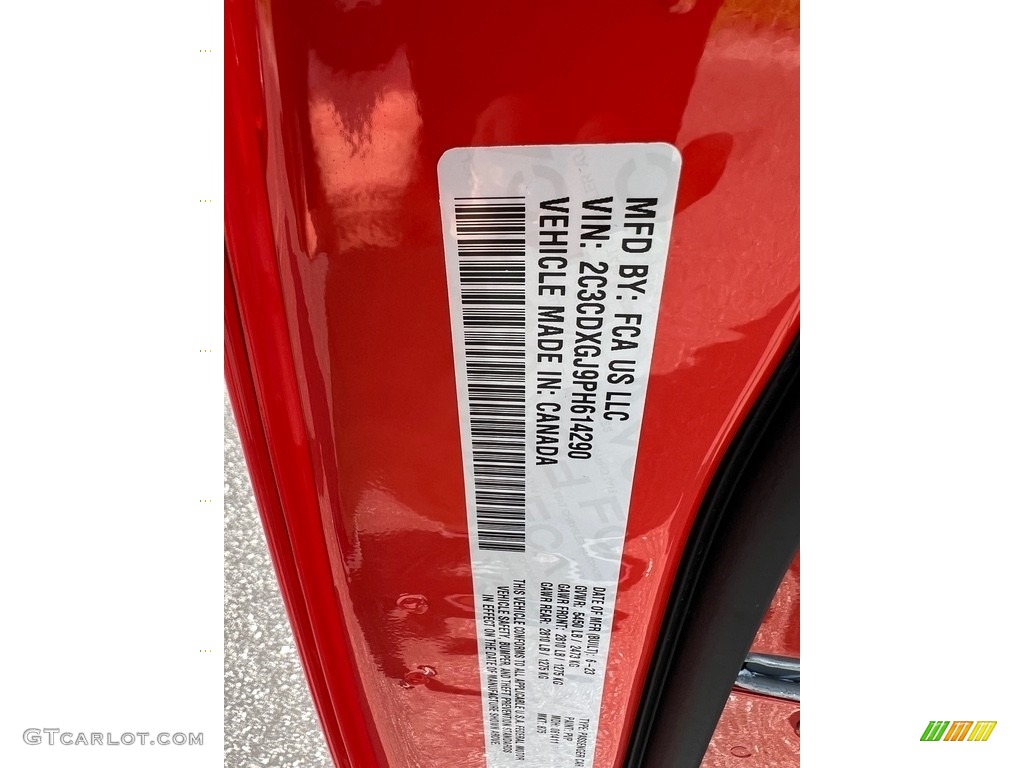 2023 Charger Scat Pack Plus - Go Mango / Black photo #30