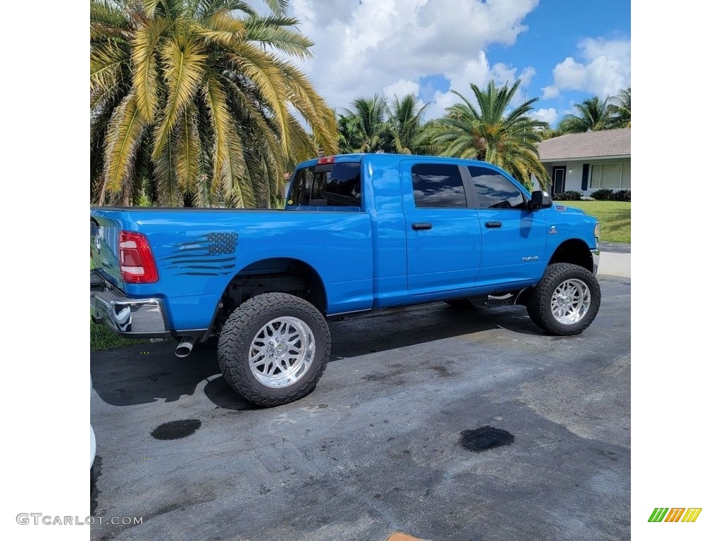 Republic Blue 2022 Ram 2500 Big Horn Mega Cab 4x4 Exterior Photo #146408112