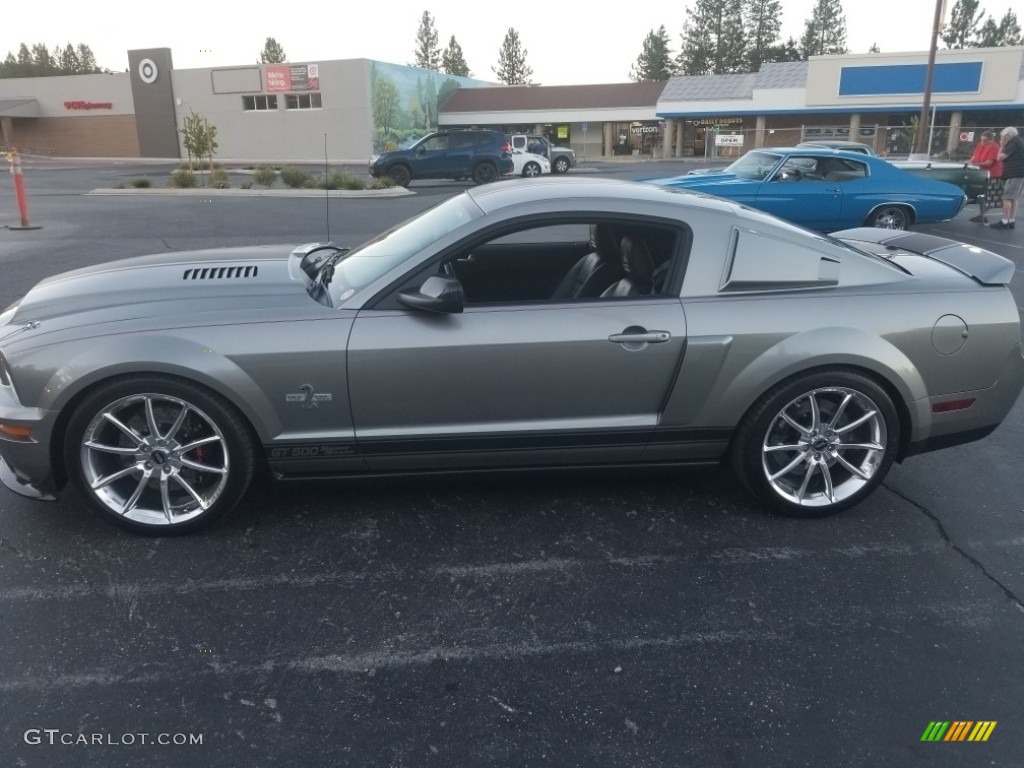 2008 Mustang Shelby GT500 Super Snake - Vapor Silver Metallic / Charcoal Black photo #1