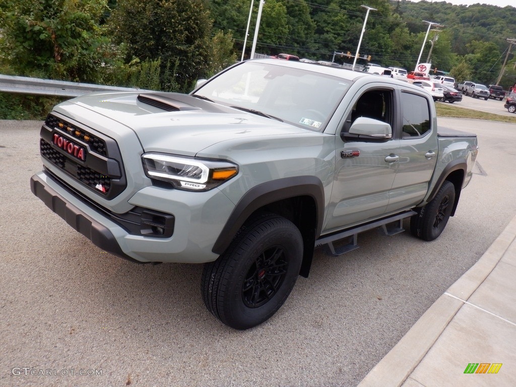 2021 Tacoma TRD Pro Double Cab 4x4 - Lunar Rock / Black photo #20