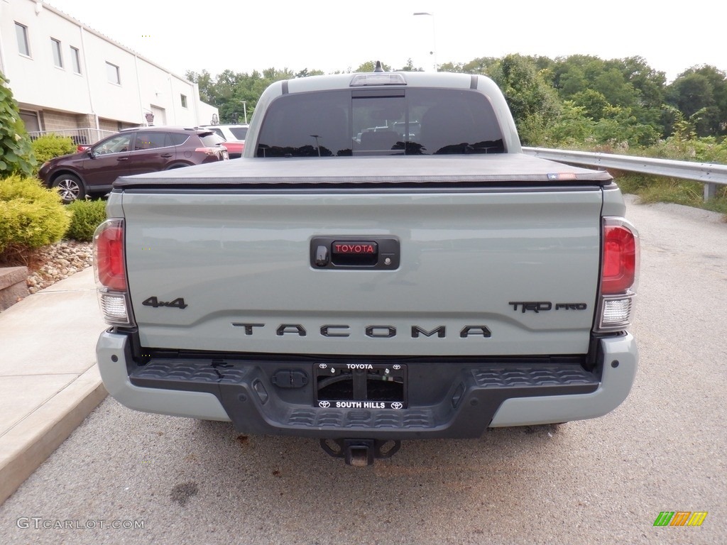2021 Tacoma TRD Pro Double Cab 4x4 - Lunar Rock / Black photo #24