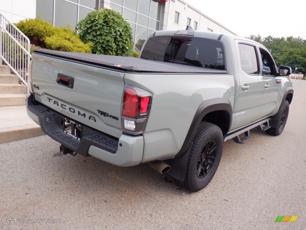 2021 Tacoma TRD Pro Double Cab 4x4 - Lunar Rock / Black photo #25