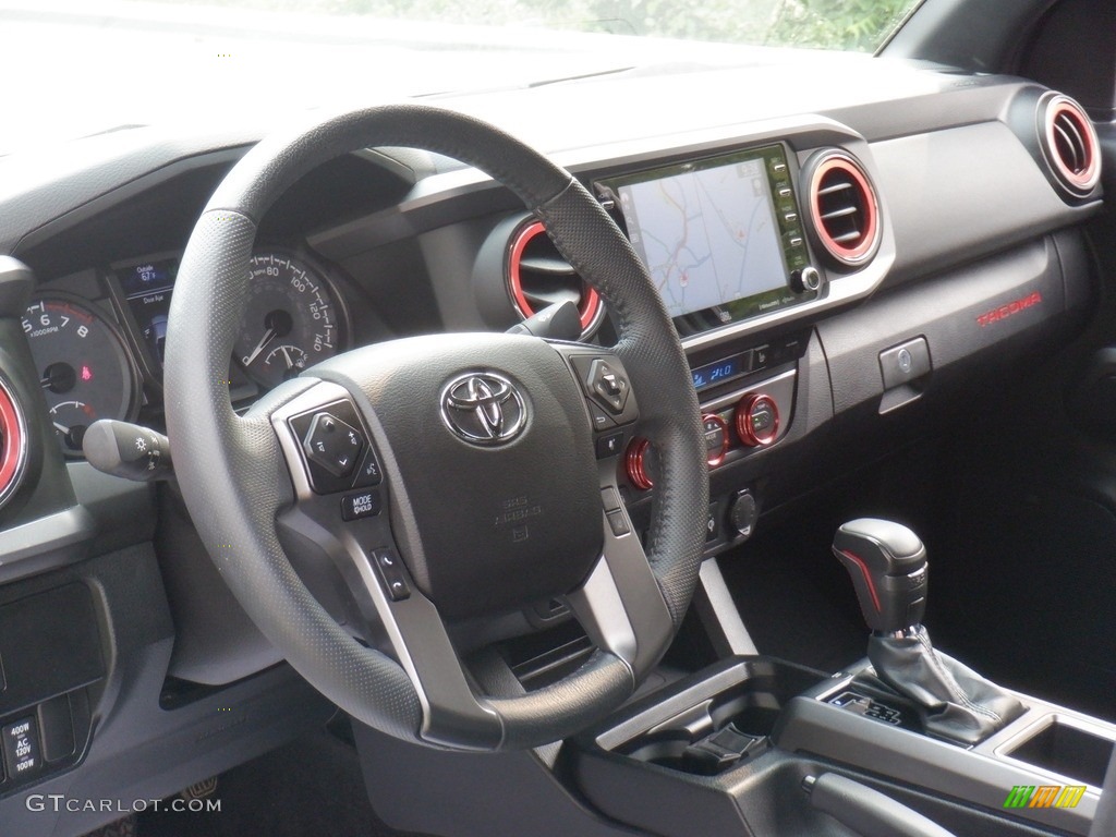 2021 Tacoma TRD Pro Double Cab 4x4 - Lunar Rock / Black photo #31