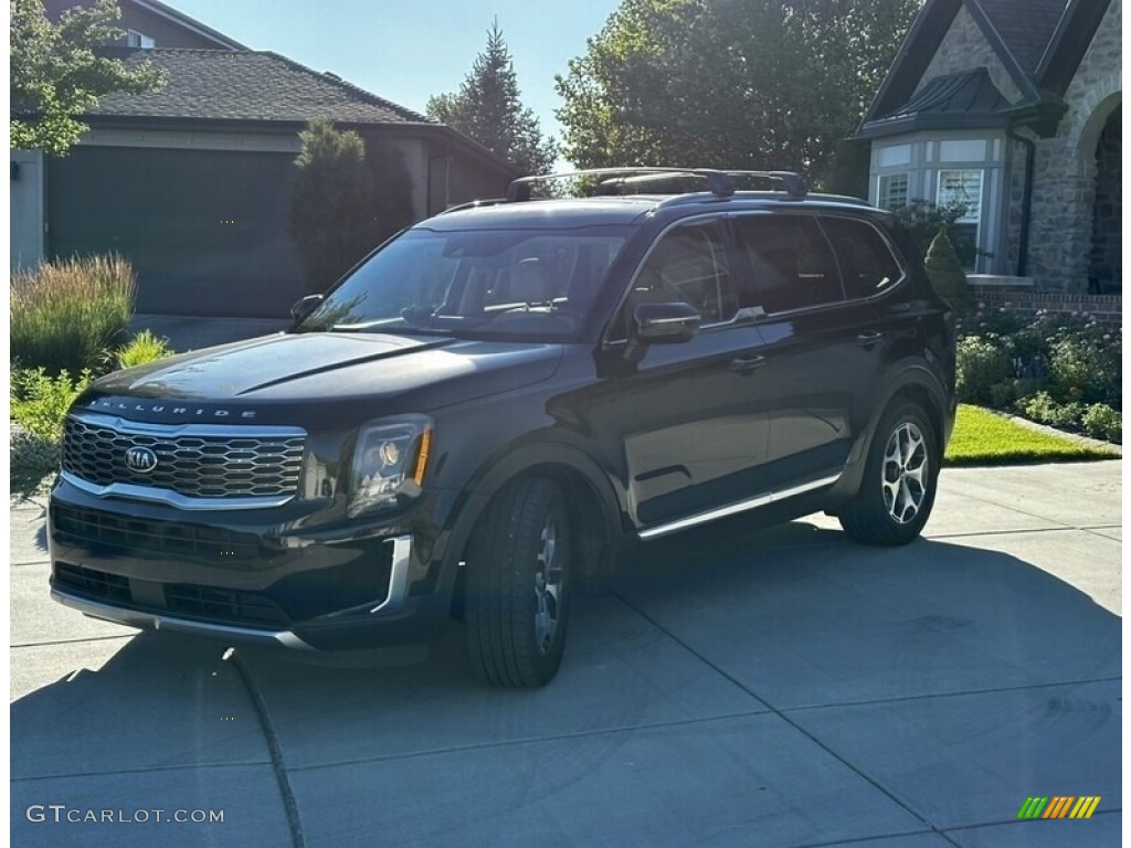 2020 Telluride EX AWD - Ebony Black / Gray photo #1