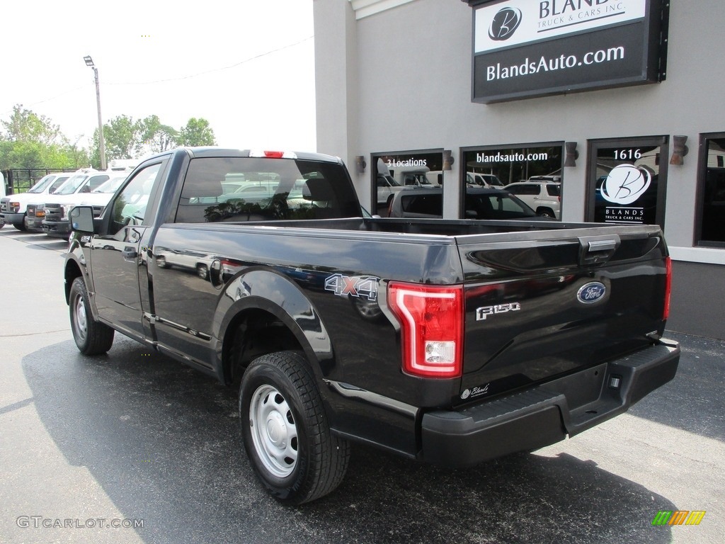 2016 F150 XL Regular Cab 4x4 - Blue Jeans / Medium Earth Gray photo #3