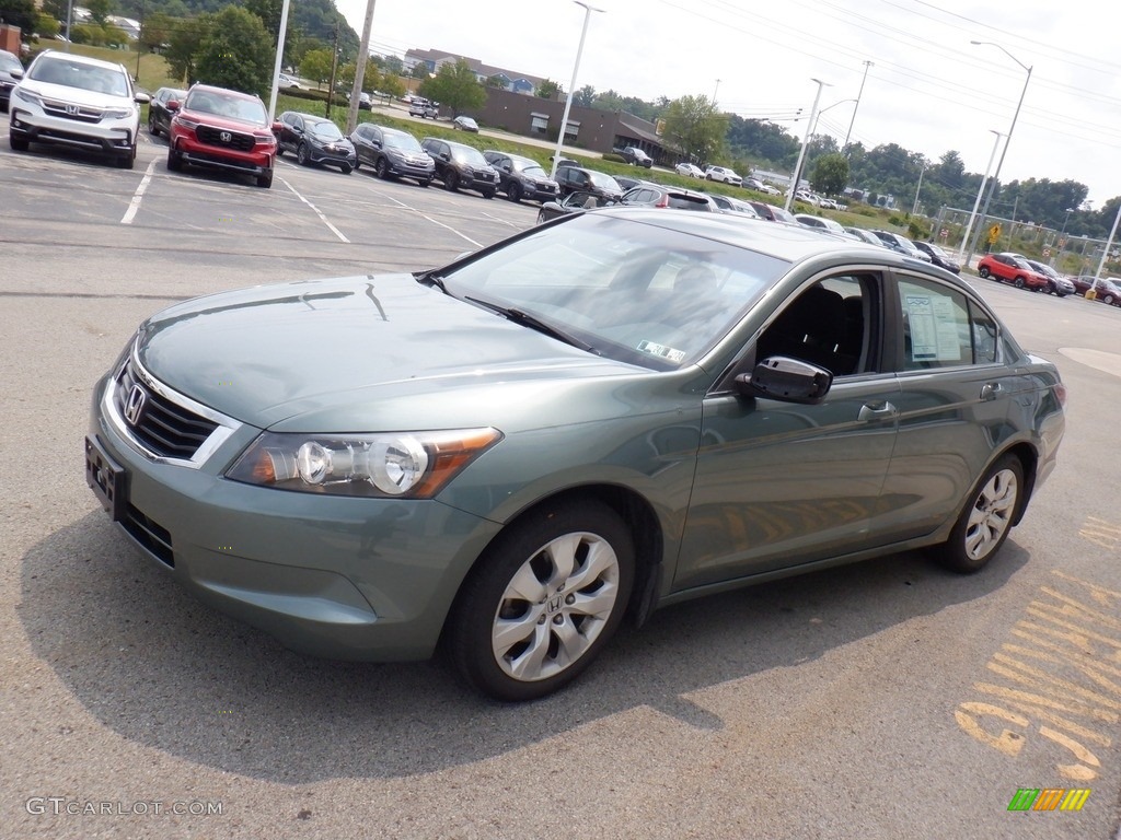 2009 Accord EX Sedan - Mystic Green Metallic / Black photo #7