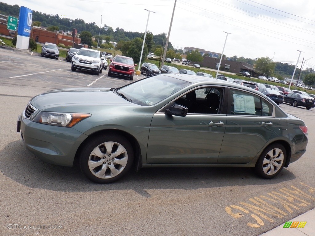 2009 Accord EX Sedan - Mystic Green Metallic / Black photo #8