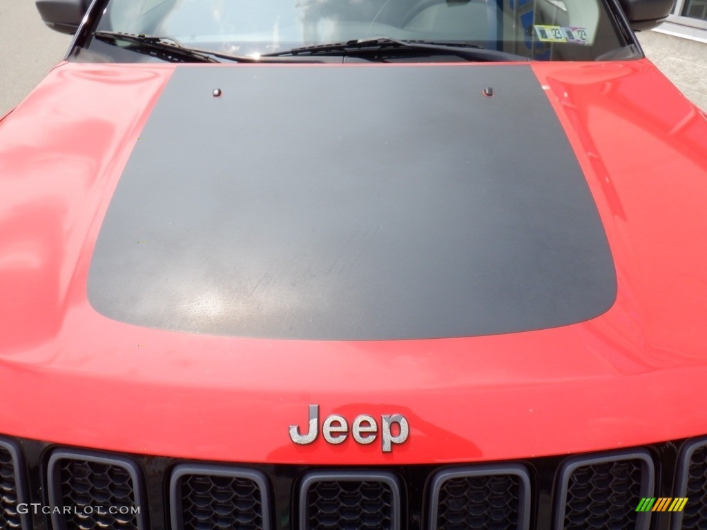 2017 Compass Trailhawk 4x4 - Spitfire Orange / Black/Ruby Red photo #6