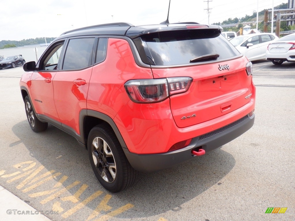 2017 Compass Trailhawk 4x4 - Spitfire Orange / Black/Ruby Red photo #10