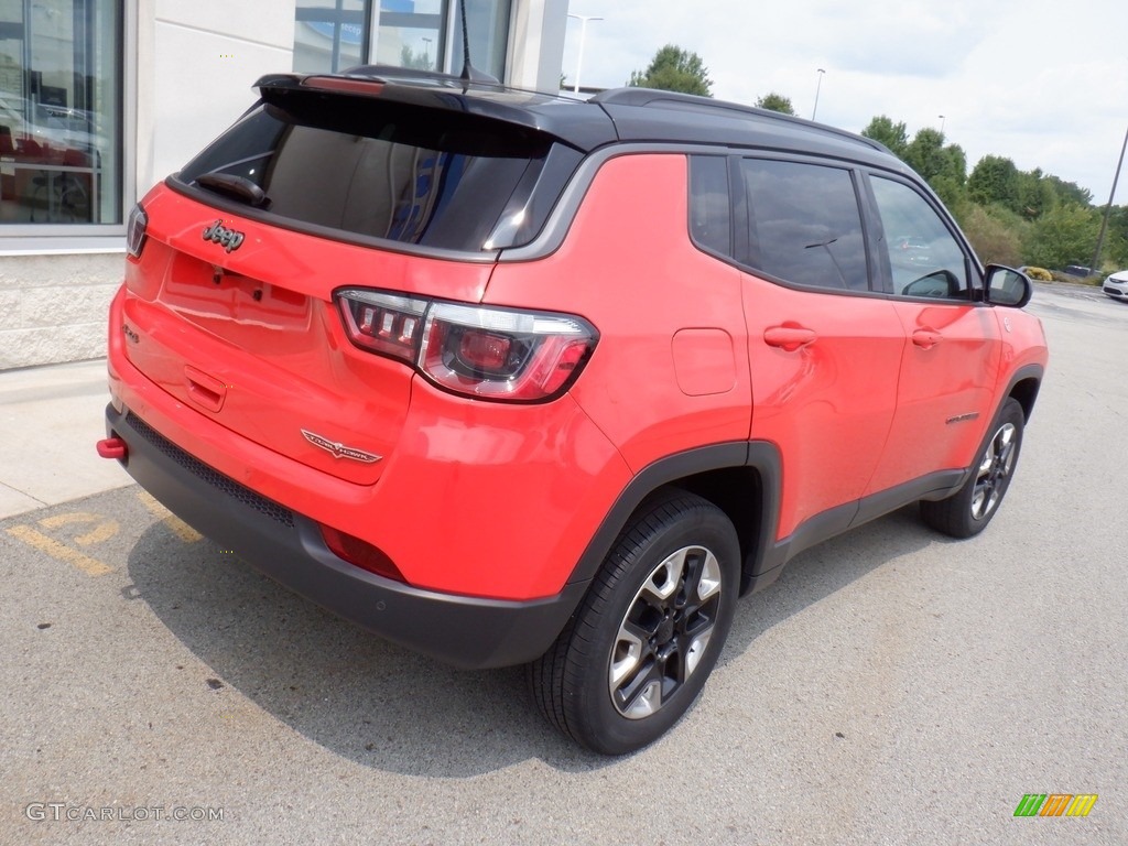 2017 Compass Trailhawk 4x4 - Spitfire Orange / Black/Ruby Red photo #12
