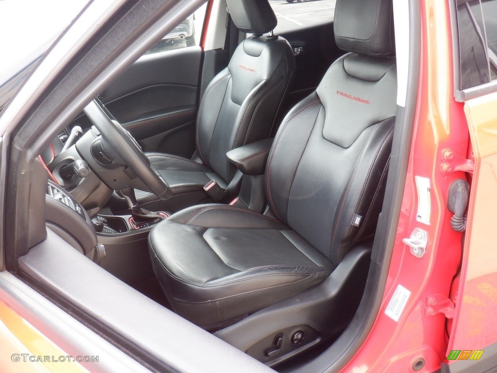 2017 Compass Trailhawk 4x4 - Spitfire Orange / Black/Ruby Red photo #18