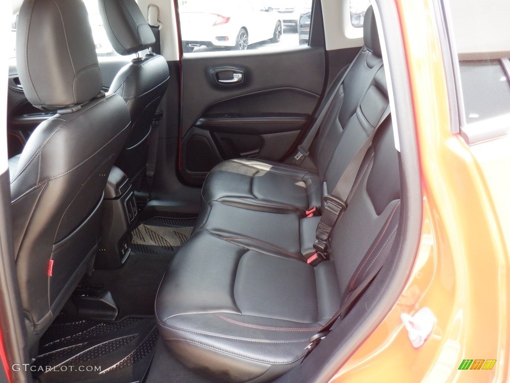 2017 Compass Trailhawk 4x4 - Spitfire Orange / Black/Ruby Red photo #36