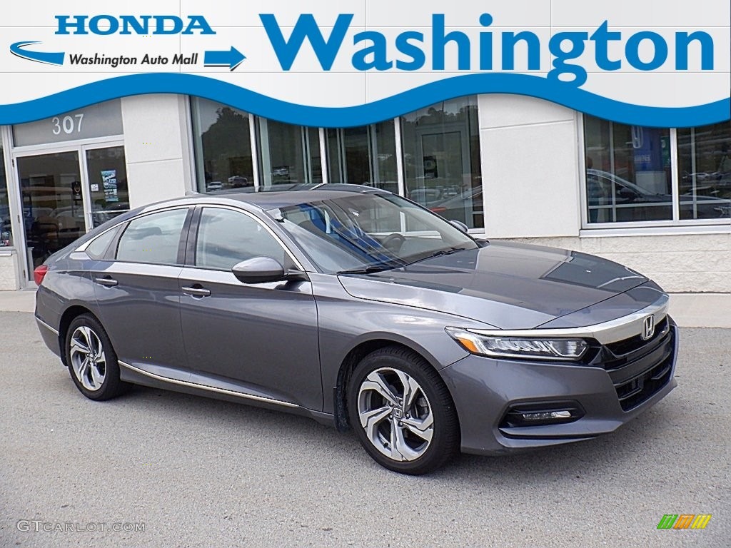 2019 Accord EX Sedan - Modern Steel Metallic / Black photo #2