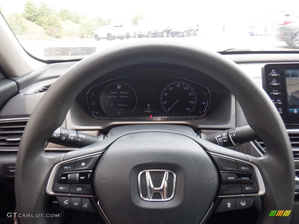 2019 Accord EX Sedan - Modern Steel Metallic / Black photo #26
