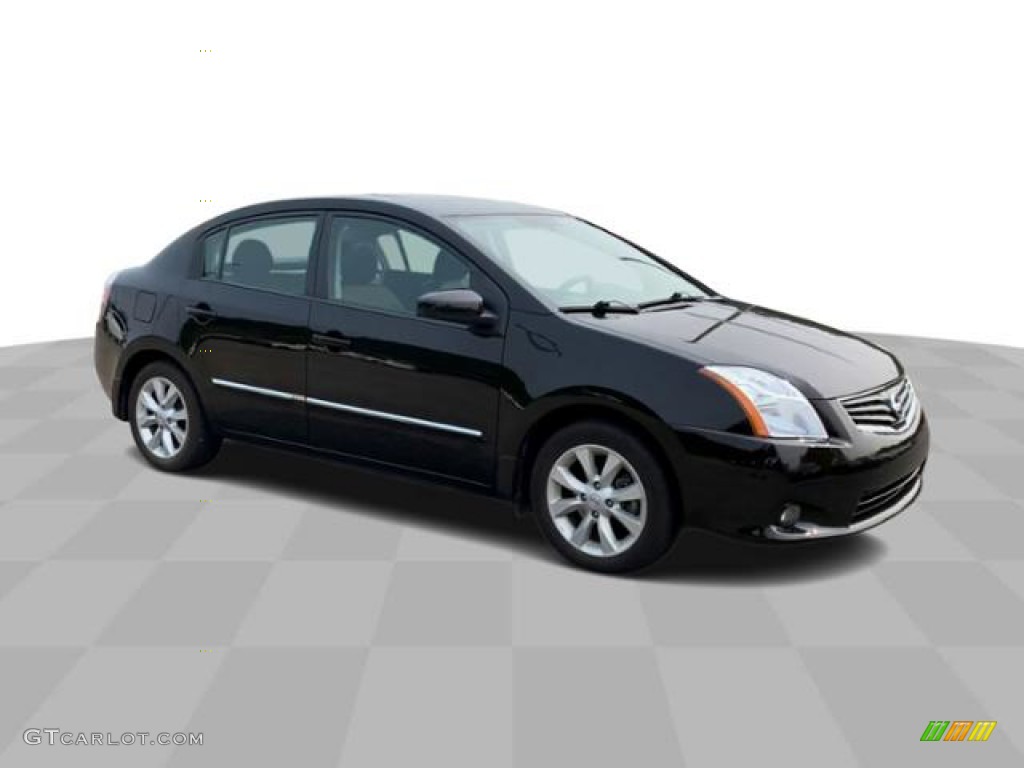 2011 Sentra 2.0 SL - Espresso Black / Charcoal photo #2