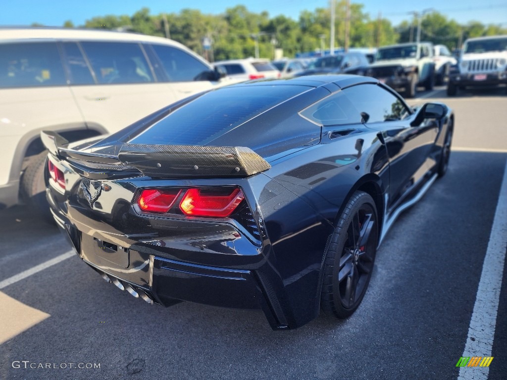 2015 Corvette Stingray Coupe Z51 - Black / Jet Black photo #3