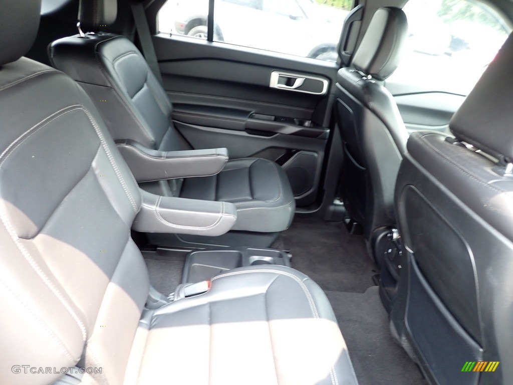 Ebony Interior 2020 Ford Explorer XLT 4WD Photo #146411173