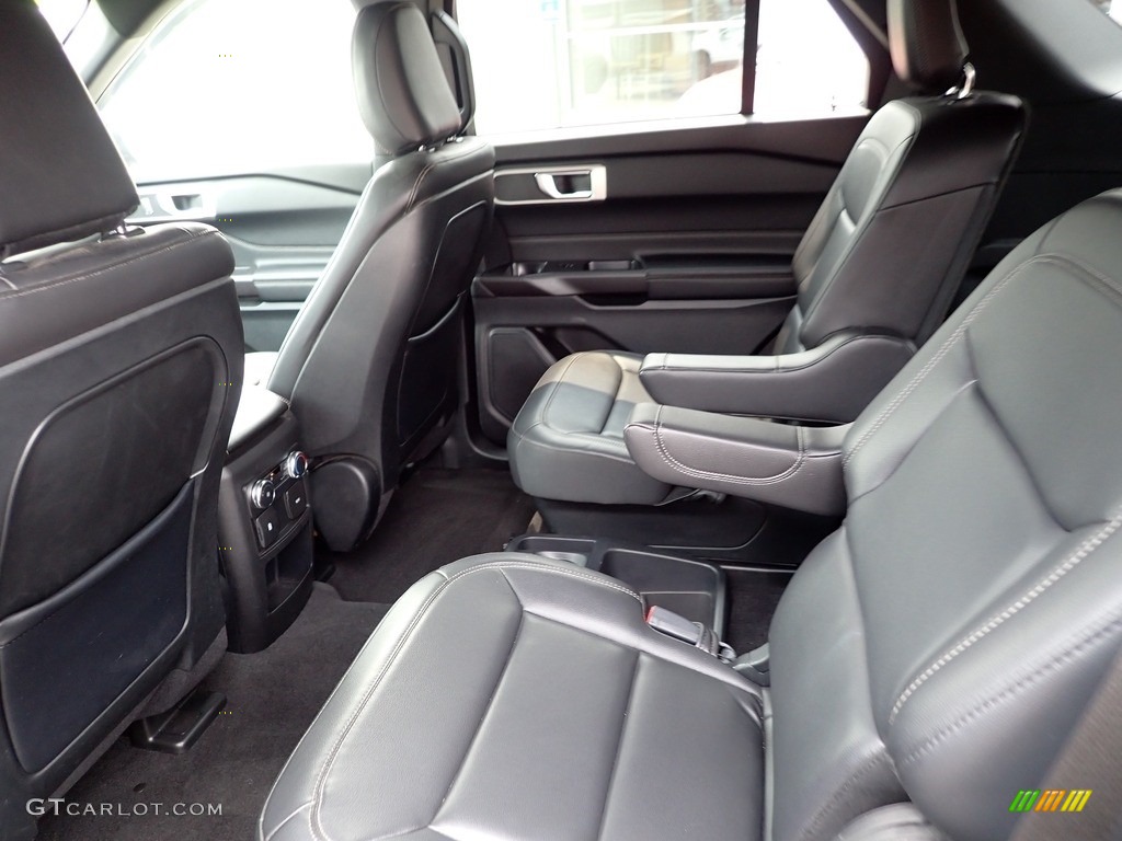 Ebony Interior 2020 Ford Explorer XLT 4WD Photo #146411191