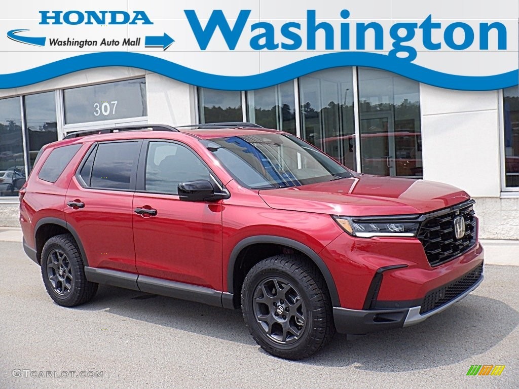 2023 Radiant Red Metallic II Honda Pilot TrailSport AWD 146410249