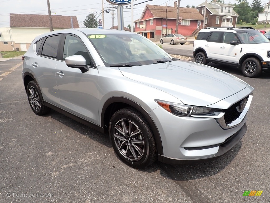 2018 CX-5 Touring AWD - Sonic Silver Metallic / Black photo #7