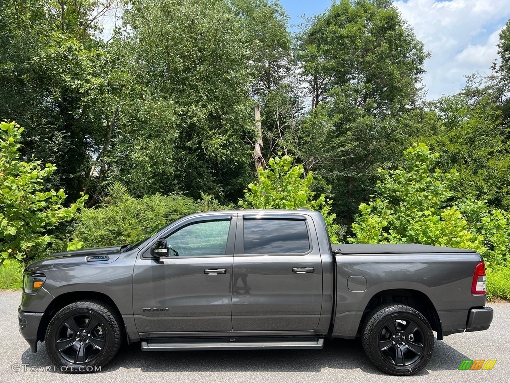 Granite Crystal Metallic 2021 Ram 1500 Big Horn Crew Cab 4x4 Exterior Photo #146411722